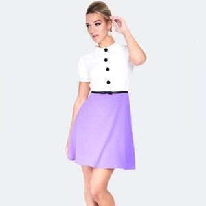 Voodoo Vixen 60s Babydoll Flare Dress